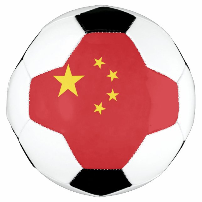 Balón De Fútbol Bandera de China (Anverso)