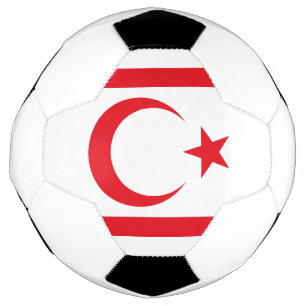 Balón De Fútbol Bandera de Chipre Septentrional