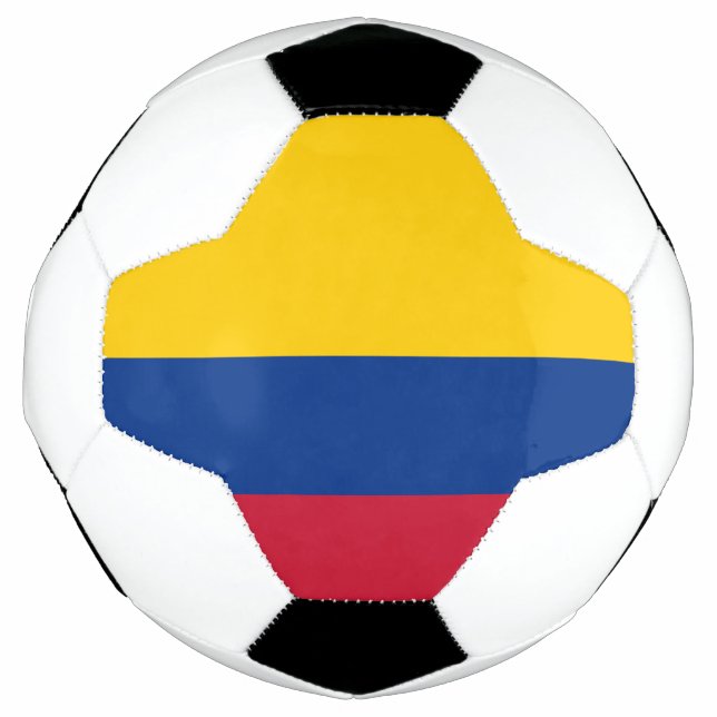 Balón De Fútbol Bandera de Colombia (Anverso)