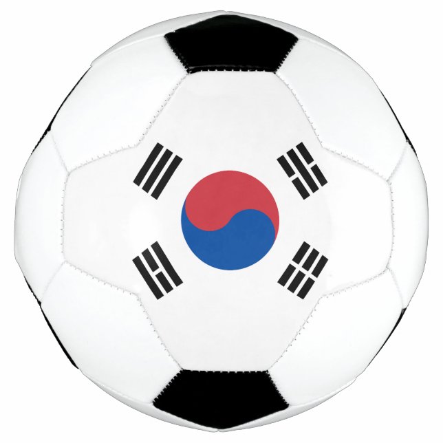 Balón De Fútbol Bandera de Corea del Sur (Anverso)