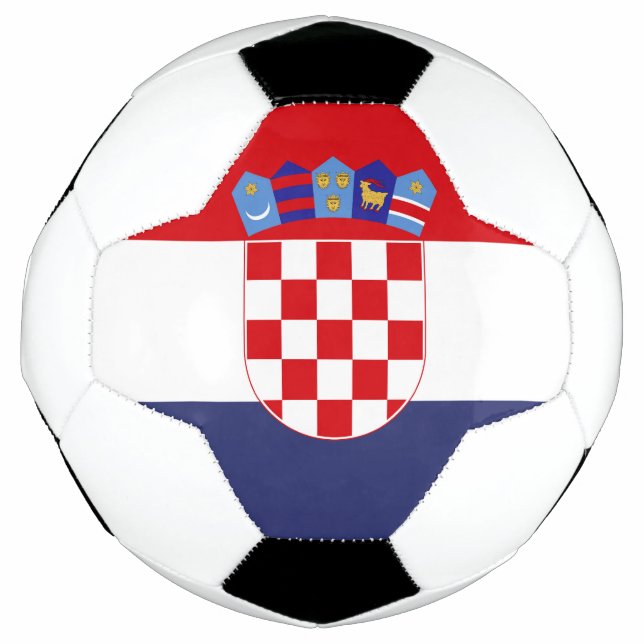 Balón De Fútbol Bandera de Croacia (Anverso)