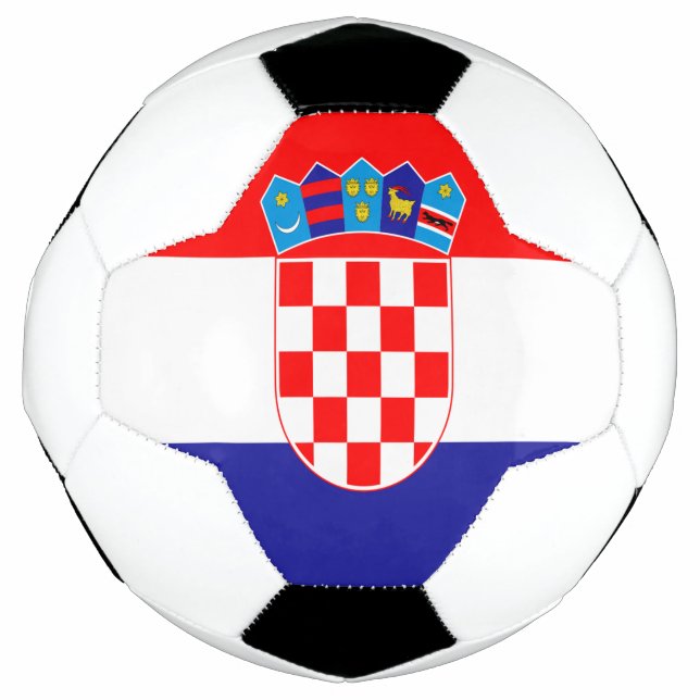 Balón De Fútbol Bandera de Croacia (Anverso)