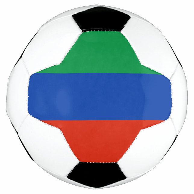 Balón De Fútbol Bandera de Daguestán (Anverso)