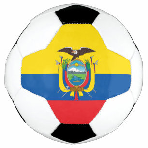 Balón De Fútbol Bandera de Ecuador