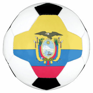 Balón De Fútbol Bandera de Ecuador