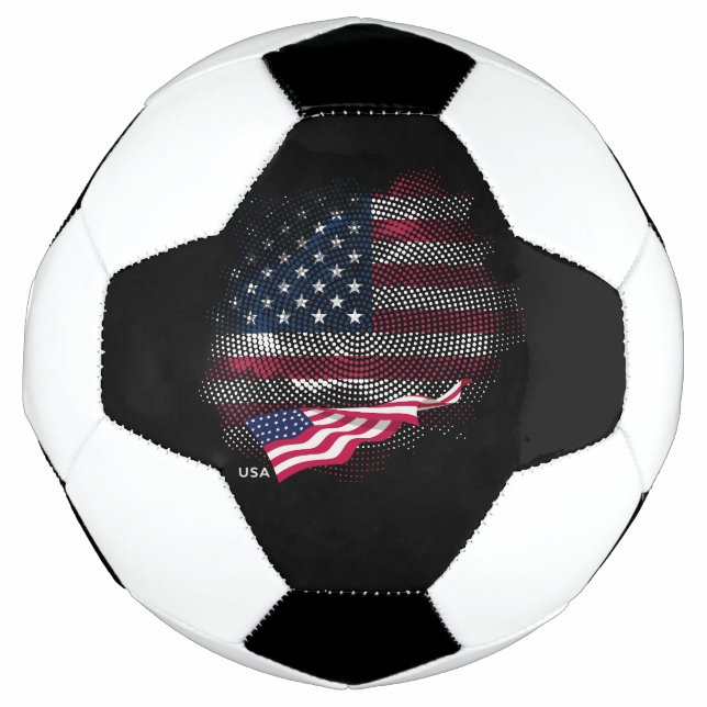 Balón De Fútbol bandera de EE. UU. (Anverso)