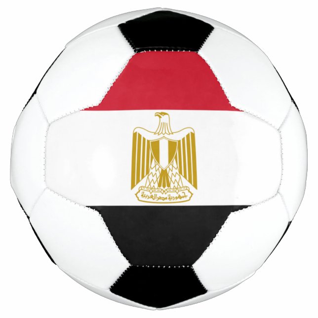 Balón De Fútbol Bandera de Egipto (Anverso)