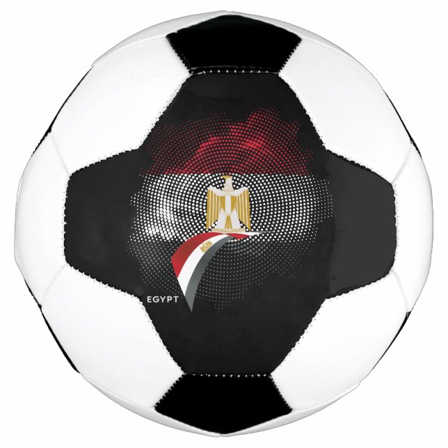 Balón De Fútbol bandera de Egipto (Anverso)