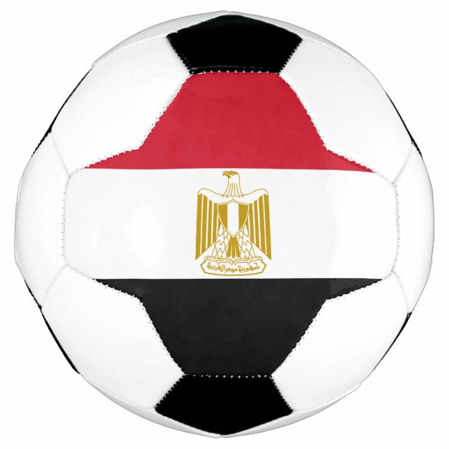 Balón De Fútbol Bandera de Egipto (Anverso)