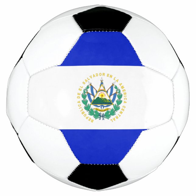 Balón De Fútbol Bandera de El Salvador (Anverso)