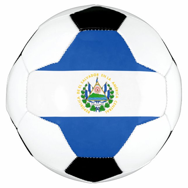 Balón De Fútbol Bandera de El Salvador (Anverso)