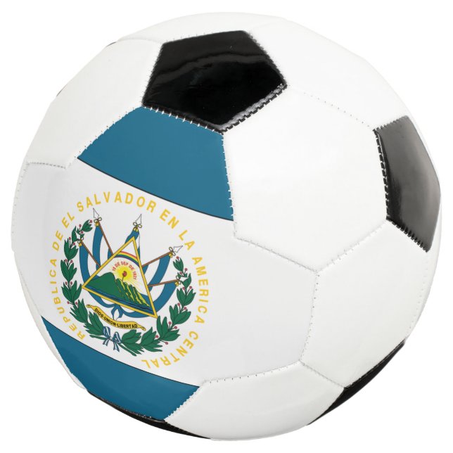Balón De Fútbol Bandera de El Salvador (Tres cuartos)
