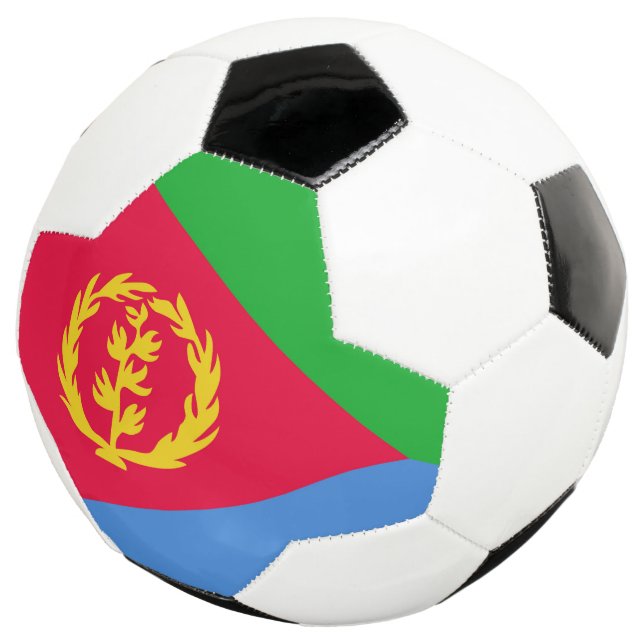 Balón De Fútbol Bandera de Eritrea (Tres cuartos)