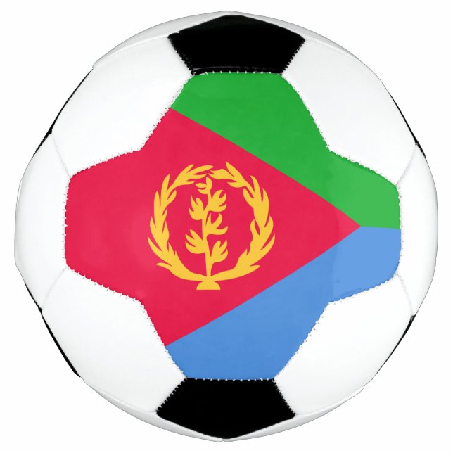 Balón De Fútbol Bandera de Eritrea (Anverso)
