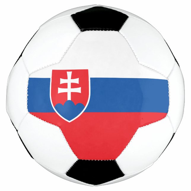 Balón De Fútbol Bandera de Eslovaquia (Anverso)