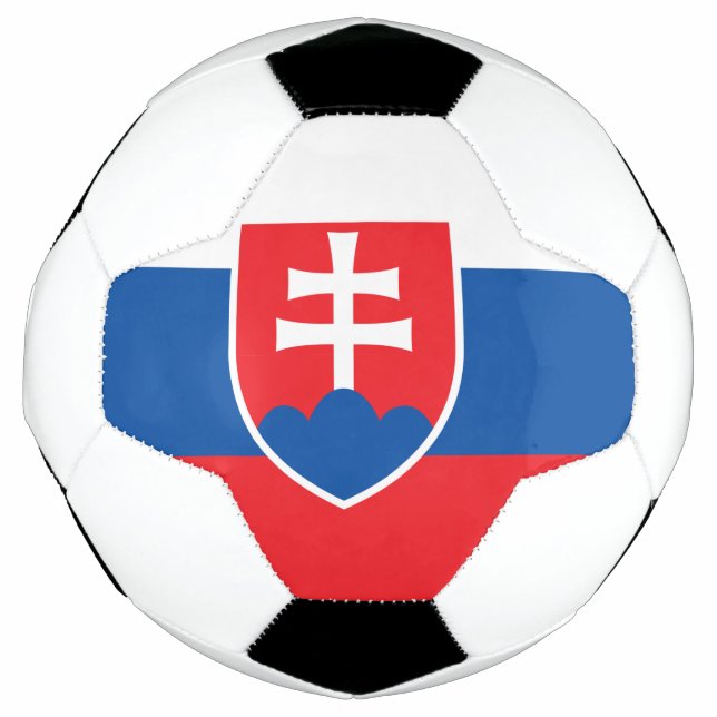 Balón De Fútbol Bandera de Eslovaquia (Anverso)