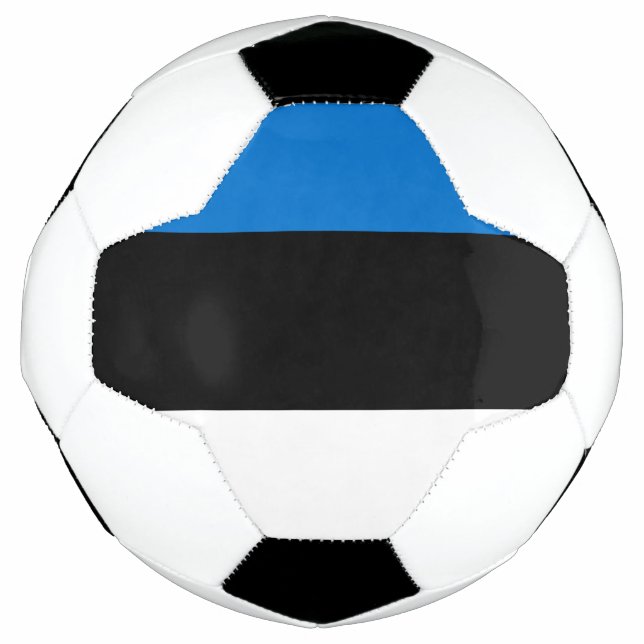 Balón De Fútbol Bandera de Estonia (Anverso)