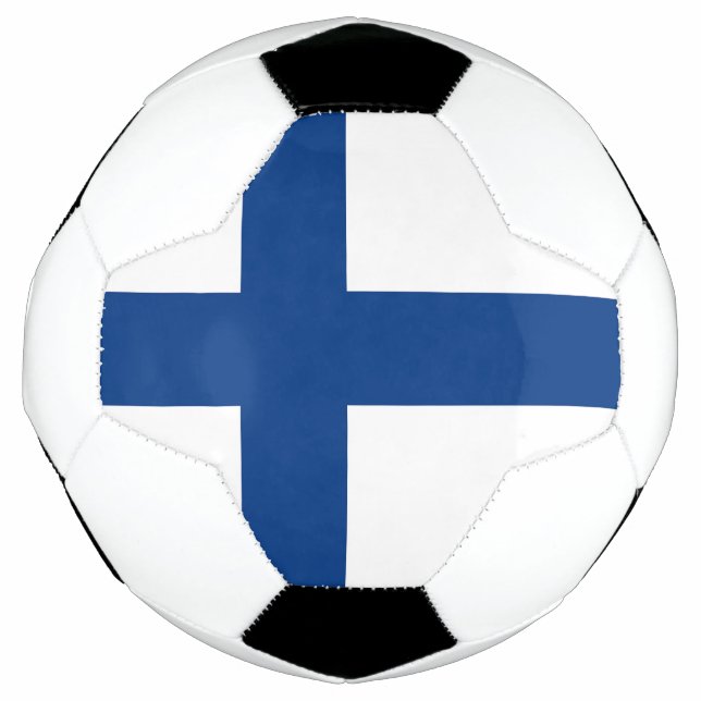 Balón De Fútbol Bandera de Finlandia (Anverso)