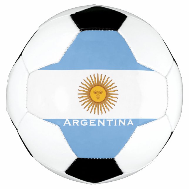 Balón De Fútbol Bandera de Fútbol de Argentina (Anverso)