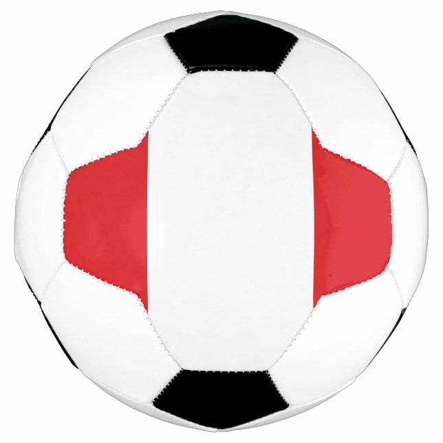 Balón De Fútbol Bandera de fútbol de Perú (Anverso)