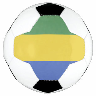 Balón De Fútbol Bandera de Gabón