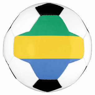 Balón De Fútbol Bandera de Gabón