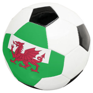 Balón De Fútbol bandera de Gales