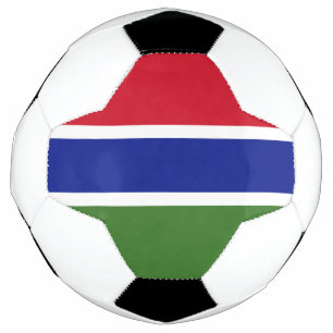 Balón De Fútbol Bandera de Gambia