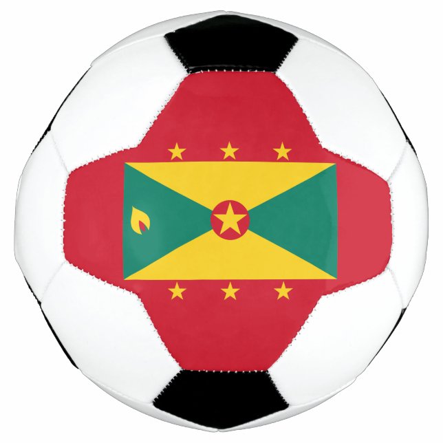 Balón De Fútbol Bandera de Granada (Anverso)