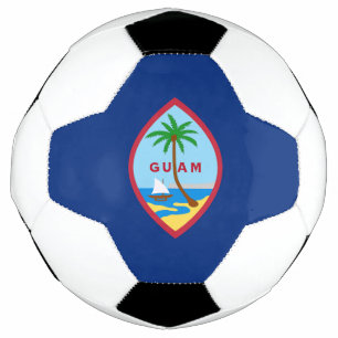 Balón De Fútbol Bandera de Guam
