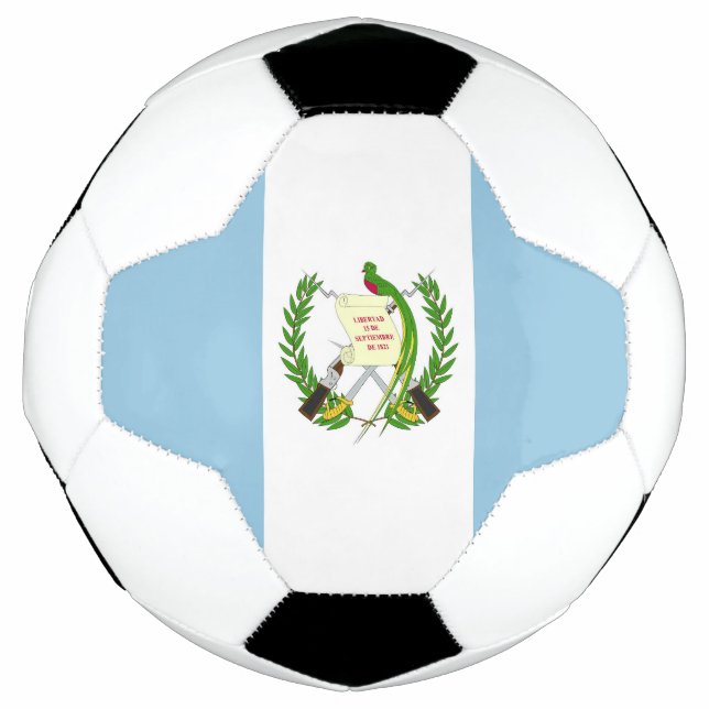 Balón De Fútbol Bandera de Guatemala (Anverso)