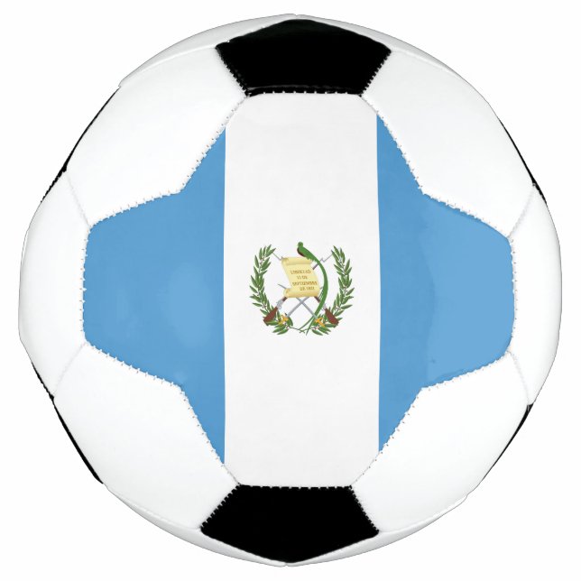 Balón De Fútbol Bandera de Guatemala (Anverso)