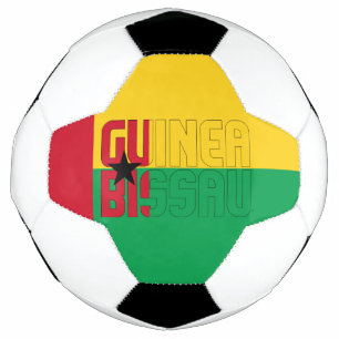 Balón De Fútbol Bandera de Guinea-Bissau adorable patriótico