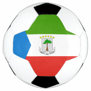Balón De Fútbol Bandera de Guinea Ecuatorial