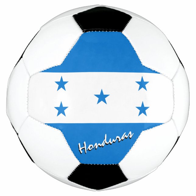 Balón De Fútbol Bandera de Honduras y Deportes (Anverso)