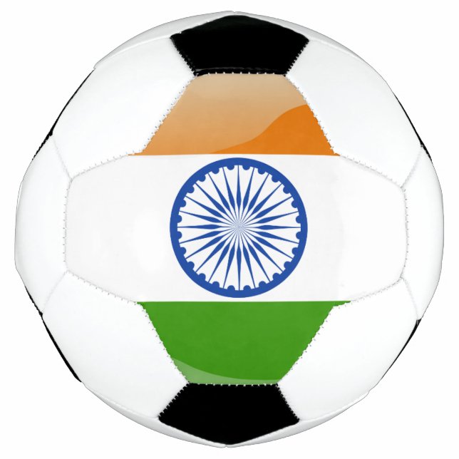 Balón De Fútbol Bandera de India (Anverso)