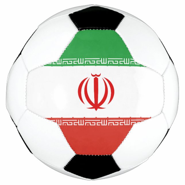 Balón De Fútbol Bandera de Irán (Anverso)