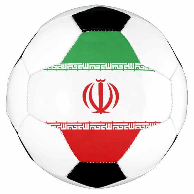 Balón De Fútbol Bandera de Irán (Anverso)