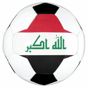 Balón De Fútbol Bandera de Iraq