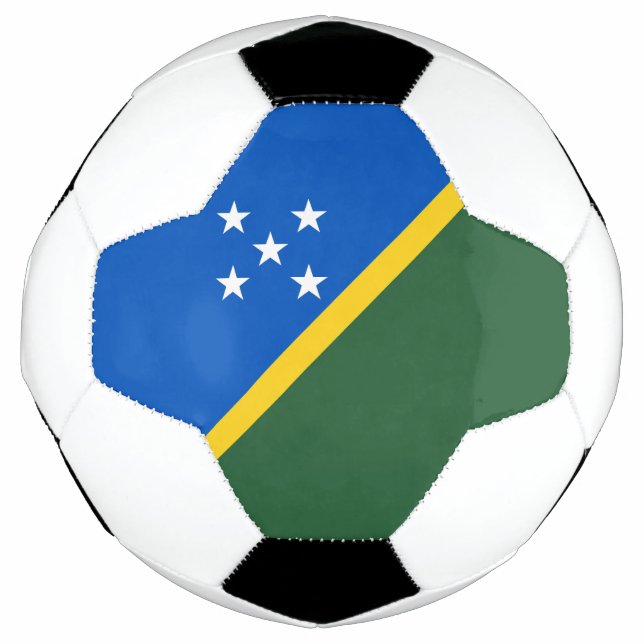 Balón De Fútbol Bandera de Islas Salomón (Anverso)