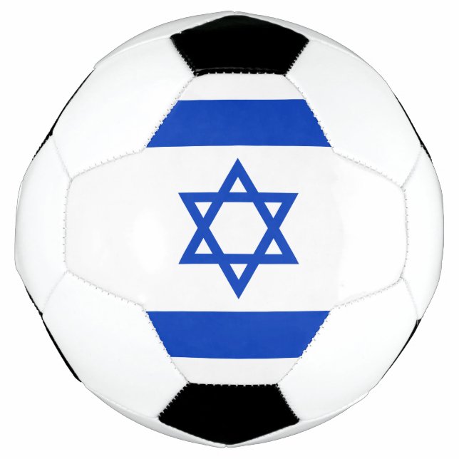 Balón De Fútbol Bandera de Israel (Anverso)