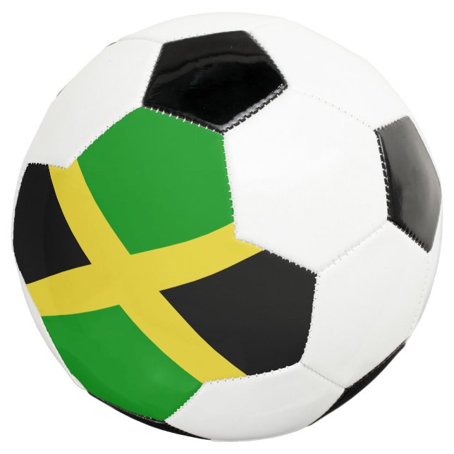 Balón De Fútbol Bandera de Jamaica (Tres cuartos)