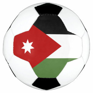 Balón De Fútbol Bandera de Jordania