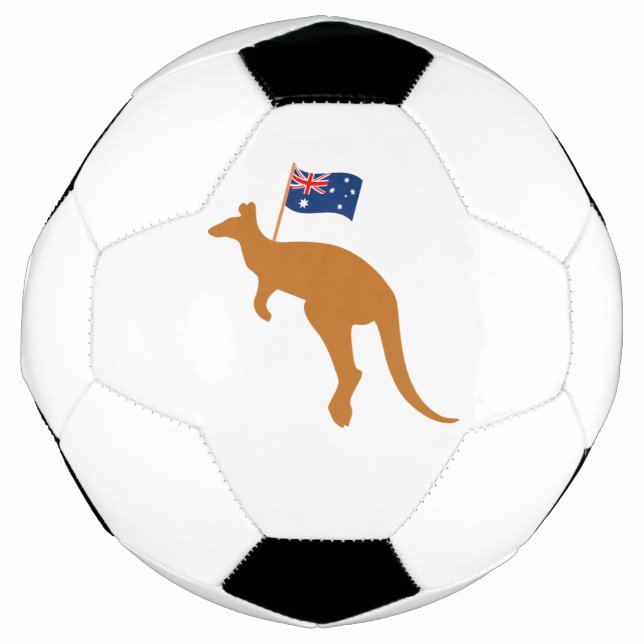 Balón De Fútbol bandera de kangaroo australia (Anverso)