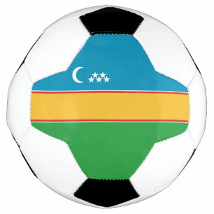 Balón De Fútbol Bandera de Karakalpakistán