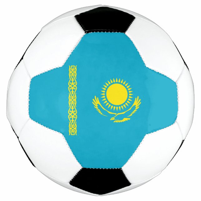Balón De Fútbol Bandera de Kazajistán (Anverso)