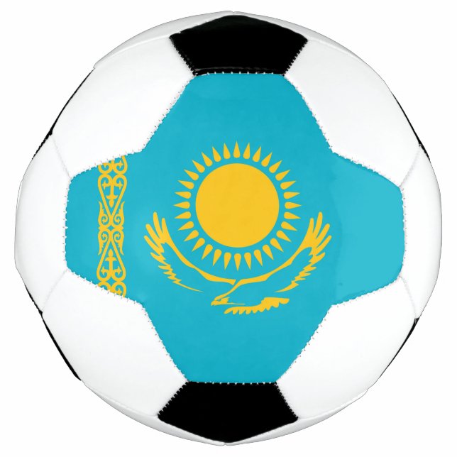 Balón De Fútbol Bandera de Kazajistán (Anverso)