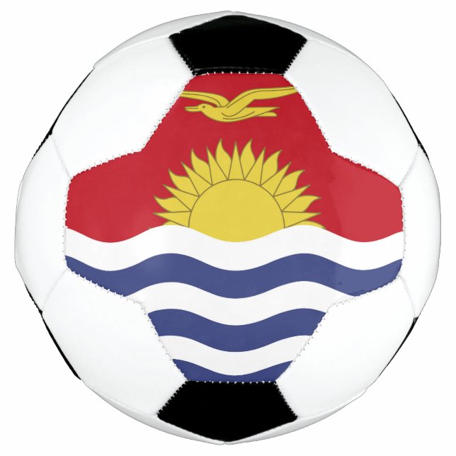 Balón De Fútbol Bandera de Kiribati (Anverso)