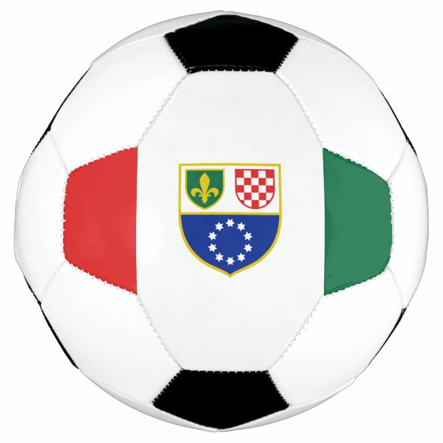 Balón De Fútbol Bandera de la Federación de Bosnia y Herzegovina (Anverso)