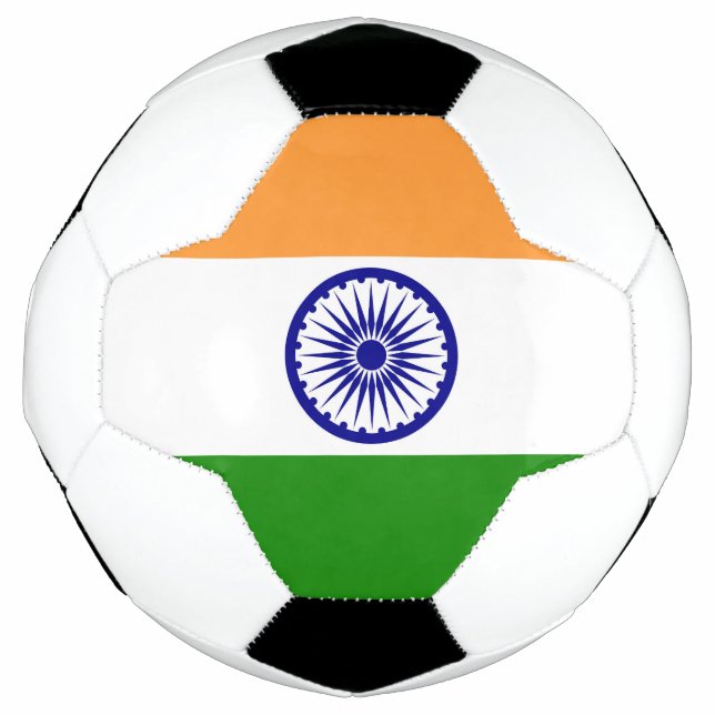 Balón De Fútbol Bandera de la India (Anverso)